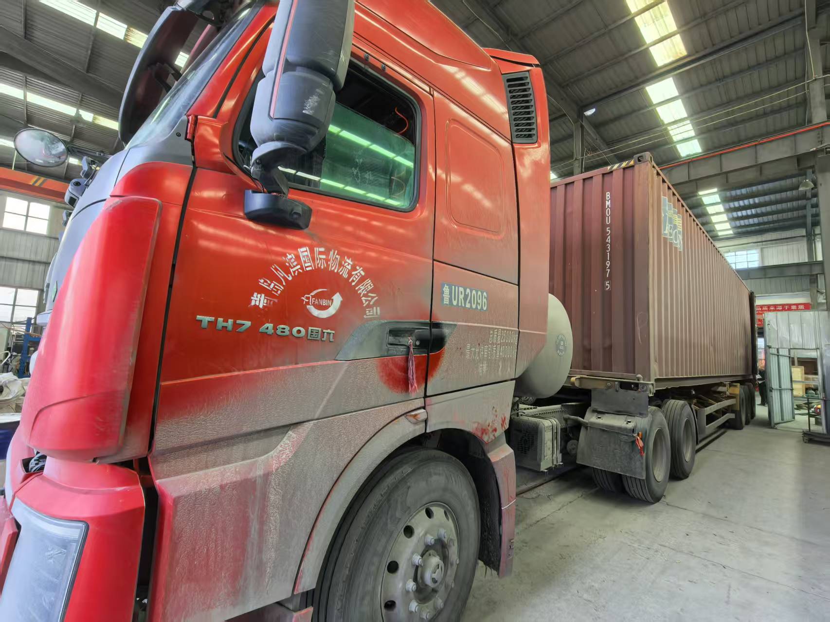 非油炸方便面設(shè)備發(fā)往歐洲波蘭